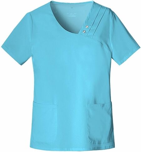 Cherokee Luxe Women Scrubs Top Crossover V-Neck Pin-Tuck 1999 in Saudi Arabia