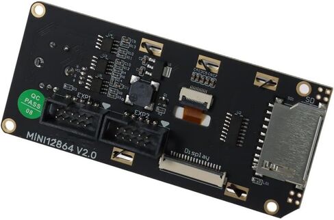 شاشة LCD صغيرة 12864 مع محول مواد طباعة ثلاثية الأبعاد وكابل لوحة تحكم في العرض الذكي للرسومات لـ Ender-3 Prusa-i3 in Kuwait