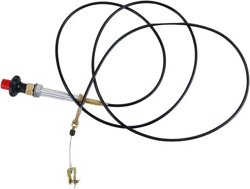 كابل قفل رنيه قابل للتعديل بطول 6 أقدام، كابل تحكم رنيه بقفل أحمر قابل للتعديل للخدمة الشاقة in Kuwait