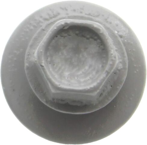 #10 Metal ROOFING SCREWS: (250) 10 x 3" Galvanized Hex Head Sheet Metal Roof Screw. Self starting metal to wood siding screws. EPDM washer. No Paint in Kuwait