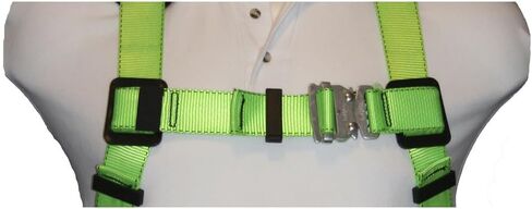 Peakworks, Universal Fit Full Body Safety Harness, Hi Vis Green, 5-Point Adjustment, OSHA Compliant in Kuwait