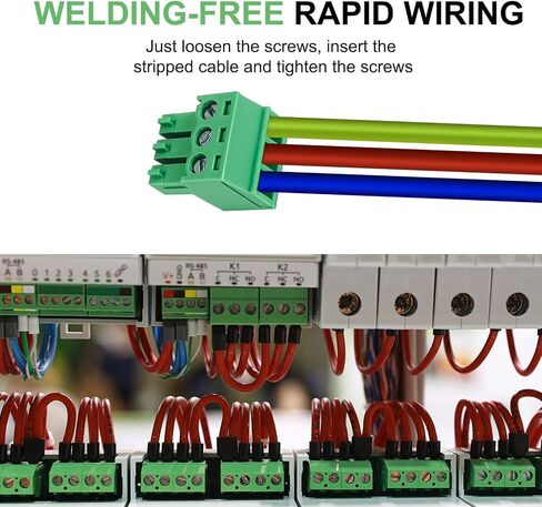20 قطعة 3.81 مللي متر 2 دبوس فينيكس نوع موصل سريع PCB برغي محطة كتلة موصل قابس لكابل 28-16AWG in Kuwait