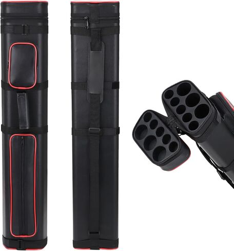 3x5 Hard Pool Cue Billiard Stick Carrying Case Pool Stick Case Holds 3 Cue Butts and 5 Cue Shafts in Kuwait