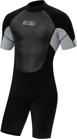 KMT Wetsuit for Men, 2mm Mens Shorty Wetsuits Back Zip Wet Suits in Kuwait