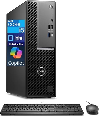 كمبيوتر مكتبي للأعمال Dell OptiPlex 7020 (Intel i5-14500، 16GB DDR5، 512GB PCIe SSD + 6TB HDD، Intel UHD 770، تبريد الهواء، 180W PSU، RJ-45، 1 منفذ عرض، 1 x HDMI 2.1، Win 11 Pro) in Saudi Arabia