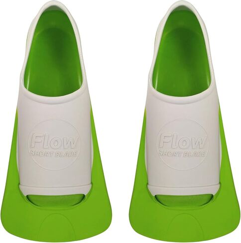 Flow Premium Rubber Short Blade Fins for Swim and Lap Training - Youth Sizes for Kids, Young Men, and Women in Saudi Arabia