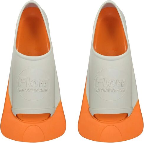 Flow Premium Rubber Short Blade Fins for Swim and Lap Training - Youth Sizes for Kids, Young Men, and Women in Saudi Arabia
