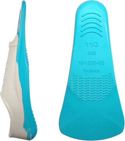 Flow Premium Rubber Short Blade Fins for Swim and Lap Training - Youth Sizes for Kids, Young Men, and Women in Saudi Arabia