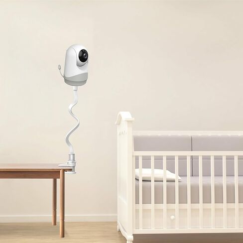 Baby Monitor Wall Mount, Baby Camera Mount, Versatile Flexible Clip Mount Easy to Install Without Tools or Wall Damage, Compatible with VT302 and Most Brands in Saudi Arabia