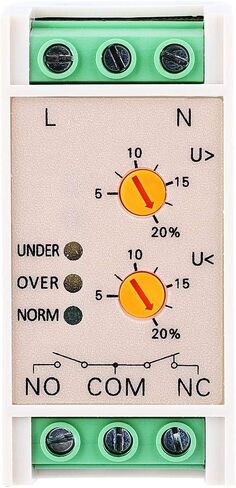 220V Power Monitoring Relay，Adjustable Undervoltage/Overvoltage Range Single Phase Protector，Monophase Voltage Monitoring Relay in Saudi Arabia