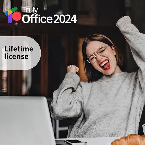 ترخيص TrulyOffice 2024 العائلي مدى الحياة لنظام التشغيل Windows | 4 في 1 All Access TrulyOffice Suite | الكلمات والأوراق والشرائح والسحابة | 5 مستخدمين | بطاقة التنشيط البدني in Saudi Arabia