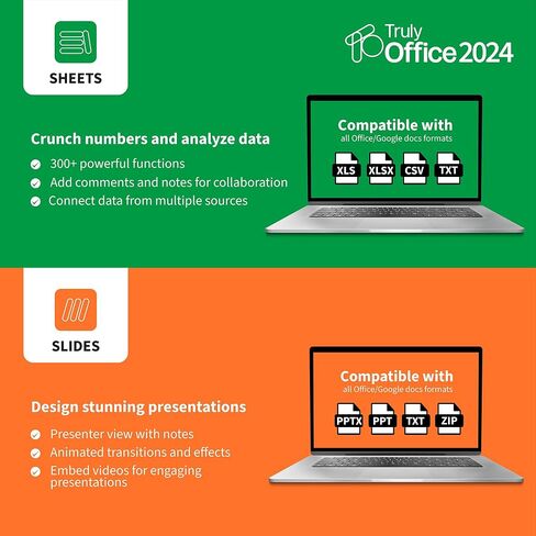 ترخيص TrulyOffice 2024 العائلي مدى الحياة لنظام التشغيل Windows | 4 في 1 All Access TrulyOffice Suite | الكلمات والأوراق والشرائح والسحابة | 5 مستخدمين | بطاقة التنشيط البدني in Saudi Arabia
