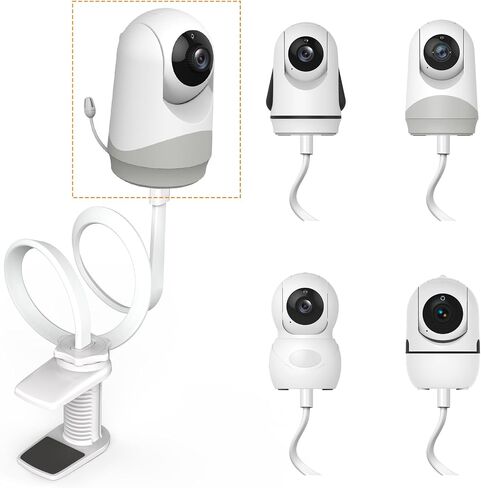 Baby Monitor Mount, Adjustable and Easy-to-Install Clip Mount Baby Monitor Stand, Compatible with VT302 Series and Most Baby Monitor Brands, No Tools or Wall Damage in Saudi Arabia