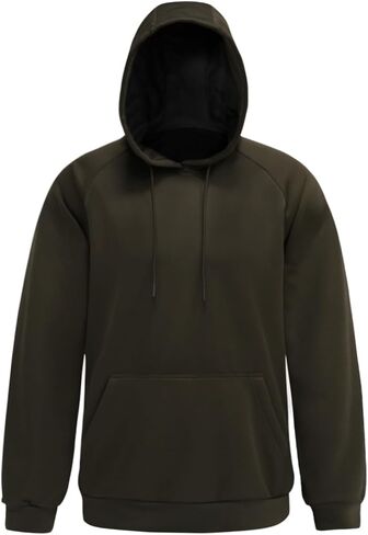 LOOGU Hunting Hoodies for Men Fleece Lining Performance Insulation Pullover Camo Hoodie in Kuwait