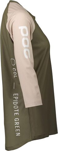 POC، W's Mountain Biking Pure 3/4 Jersey، Color Splashes متعدد الكبريت الأصفر، SML in Kuwait