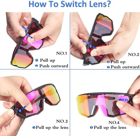 Sports Sunglasses Cycling Glasses Polarized Adults and Youth, Baseball,Fishing, Ski Running,Golf in Saudi Arabia