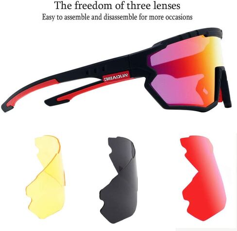 Sports Sunglasses Cycling Glasses Polarized Adults and Youth, Baseball,Fishing, Ski Running,Golf in Saudi Arabia