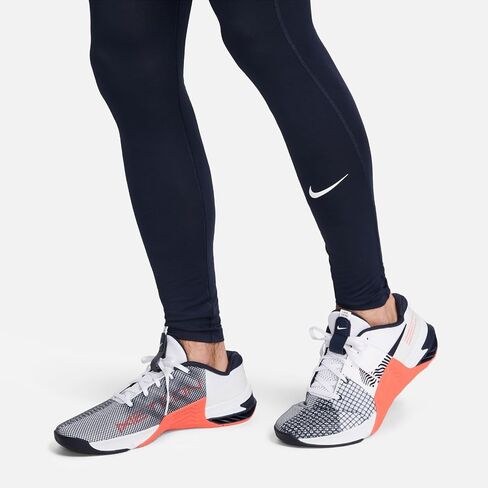 Nike Pro Men's Dri-FIT Fitness Tights (FB7952-451, Obsidian/White) in Saudi Arabia
