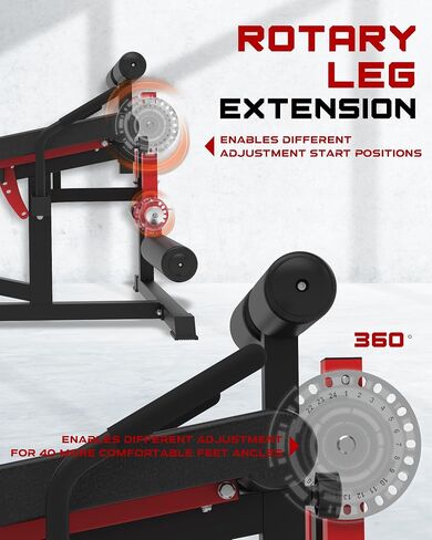 HVO Leg Extension and Curl Machine - Leg Extension Machines for Home Gym Leg Hamstring Workout in Kuwait