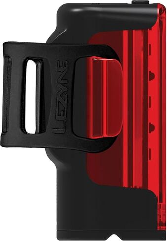 LEZYNE Strip Drive Pro Bicycle USB Rechargeable IPX7 Waterproof 270-Degree Visibility LED Rear Light w/Multiple Solid & Flash Modes | Silicone Rubber Mounting Strap Included - 300/400 Lumens Options in Saudi Arabia