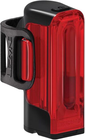 LEZYNE Strip Drive Pro Bicycle USB Rechargeable IPX7 Waterproof 270-Degree Visibility LED Rear Light w/Multiple Solid & Flash Modes | Silicone Rubber Mounting Strap Included - 300/400 Lumens Options in Kuwait
