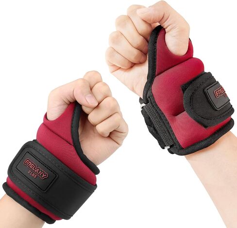 Frelaxy Wrist Weights with Thumb Loops Lock for Men Women 1lb*2 2lbs*2 3lbs*2 Ankle Weights Weighted Gloves for Running Strength Training Yoga Walking Exercises in Saudi Arabia