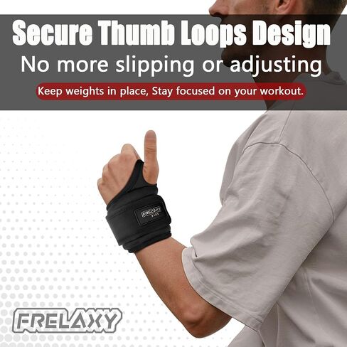 Frelaxy Wrist Weights with Thumb Loops Lock for Men Women 1lb*2 2lbs*2 3lbs*2 Ankle Weights Weighted Gloves for Running Strength Training Yoga Walking Exercises in Saudi Arabia