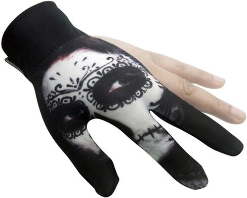 3 Fingers Billiard Gloves for Men Women Elastic Nonslip Wear Resistant Breathable Pool Gloves for Left Hand in Kuwait