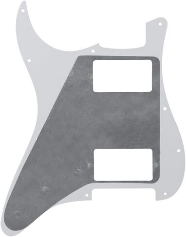 FLEOR 4Ply White Pearl HH Pickguard 11 Holes ST Guitar Pick Guard Backplate Screws Set in Kuwait