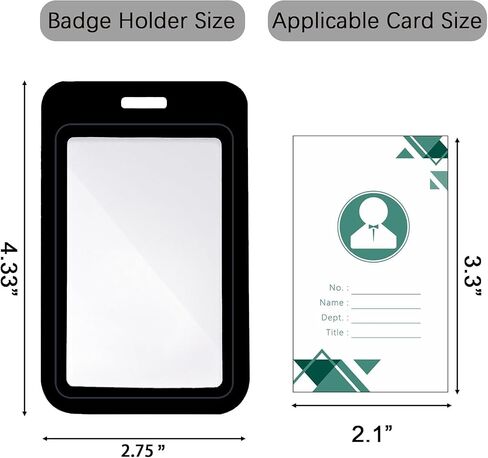 4 Pack Football ID Badge Holder Vertical Plastic Card Case for Office School, Card Protector Waterproof for Philadelphia Men Women ID Credit Cards in Saudi Arabia