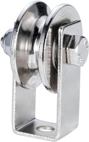 عجلة بكرة كابل 40 مم، تحمل من الداخل، بكرة حبل لنظام البكرة، معدات الصالة الرياضية، حبل الغسيل والمشروعات اليدوية، عبوة من قطعتين in Kuwait