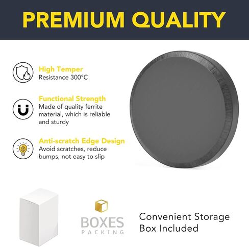 Magnets for Crafts with Adhesive Backing, TRYMAG Small Ceramic Crafts Magnets Round Disc Magnets, Tiny Flat Circle Ferrite Industrial Magnets for Crafts, Science, Hobbies, Project - 0.7Inch, 20PCS in Kuwait