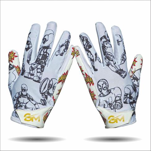 Emoticons V1 Mens Football Gloves, Youth and Adults Sticky Receiver Gloves in Saudi Arabia