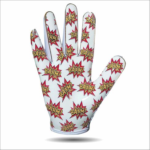 Emoticons V1 Mens Football Gloves, Youth and Adults Sticky Receiver Gloves in Saudi Arabia