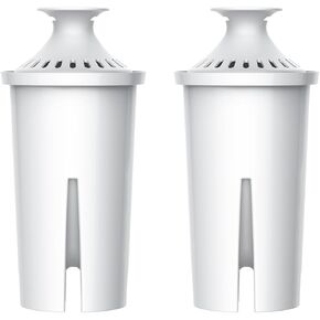 بديل AQUA CREST لفلتر مياه Brita®، والأباريق والموزعات، وOB03 الكلاسيكي، وMavea® 107007، وأكثر من ذلك، فلتر مياه إبريق معتمد من NSF، مزود فلتر لمدة عام واحد، عدد 6