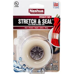 Nashua - 1 in. x 10 ft. Stretch & Seal Self-Fusing Silicone Tape in Clear