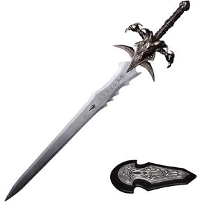 Sword fort Carbon Steel frostmourne Real Metal-Handmade Anime Replica Game Cosplay Props, Lich King Arthas