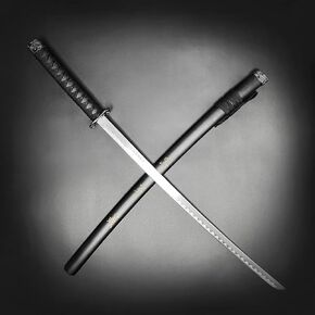 PS 40" Last Samurai Japanese Sword Katana Engraved Honor On Scabbard. for Collection. Gift, Outdoor Sword Swing Pratice Use
