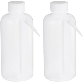 2pcs Wash Bottles Squeeze 500ml: Laboratory Plastic Squeeze Bottles Safety Rinse Bottle for Succulent Watering