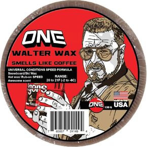 WALTER WAX-Hot Wax/Rub-on Universal Speed Conditions Formula Wax – Snowboard/Ski/Nordic 165g- Universal High-Performance, FAST + Durable- Our Factory-USA No Fluoro-Range: 28ºF to 21ºF (-2ºC to -6ºC)