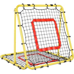 Baseball and Softball Rebounder Net,Baseball Rebounder,Volleyball Rebounder,Pitch Back Net,Multi-Sport Training Rebound Screen,with Pitching Target,Easy Adjustable Angles