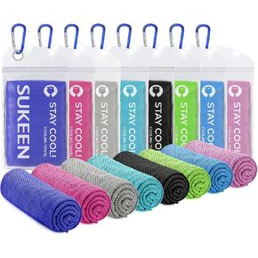 Sukeen Cooling Towel,Instant Evaporative Cooling for Sports,Yoga,Golf,Gym,Neck,Workout and More(40"x 12") in Saudi Arabia