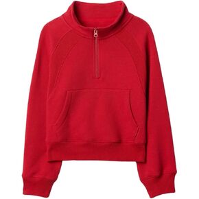 GAP Girls' Half Zip Top