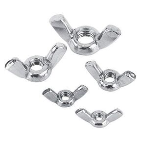 Hilitand 10Pcs/Pack Wing Nuts, M6 Stainless Steel SS316 Wing Nut DIN315 Butterfly Nuts Kit for Fastener (M6)