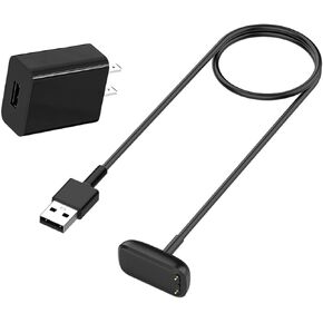 Charge 6 Charger Charging Cable Wall Plug Charger Compatible with Fitbit Luxe/Charge 5 /Charge 6 Charger Cable