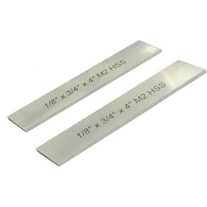 MachEl HSS M2 Lathe Parting Cut Off Tool Blade - 1/8" Thickness x 3/4" Width x 4" Length