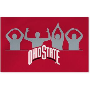 Northwest NCAA Ohio State Buckeyes, Handsignal, Washable Rug, 20 x 30.5 Inches