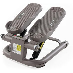 DHT Steppers for Exercise at Home, Stair Stepper with Resistance Band and Calories Count, Mini Stepper for Exercise, Workout Equipment for Full Body Workout, Exercise Stepper for Office Home