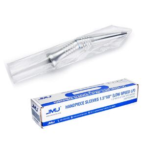 JMU 500PCS Sleeve for Dental Low Speed Handpiece, 1.5"x8" Disposable Protective Barrier Scaler Handle Cover,