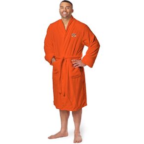 Northwest NFL Cincinnati Bengals, Silk Touch Bathrobe, L/XL, Orange